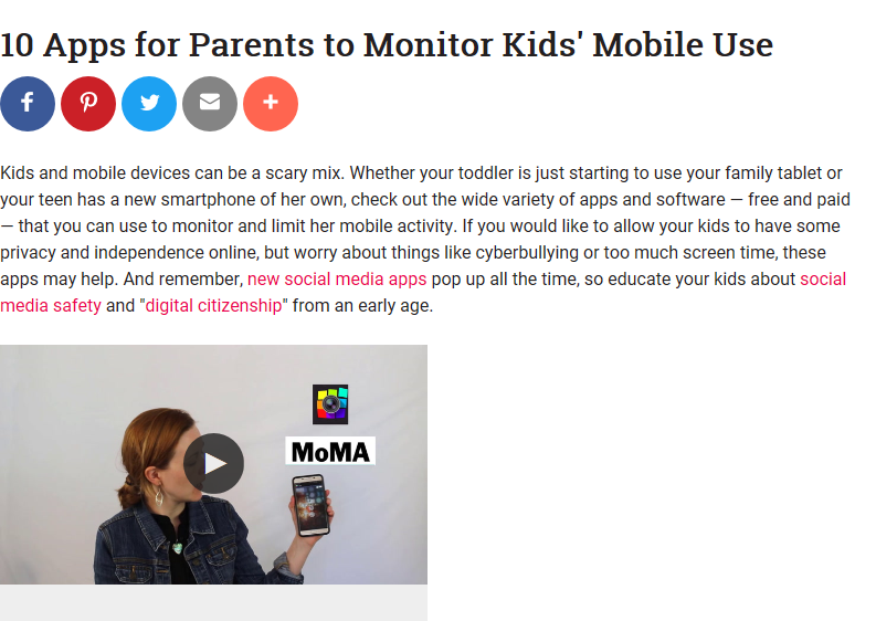 10 Apps for Parents to Monitor Kids' Mobile Use