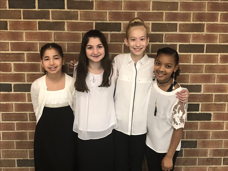 Fifth Grade students Lydia & Leah (far right) represented DeLuca at the LISFA concert on January 27, 2019. Way to go!