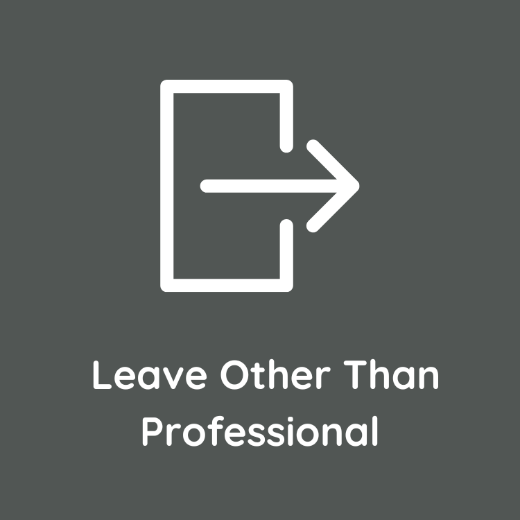 Leave Other Than Professional