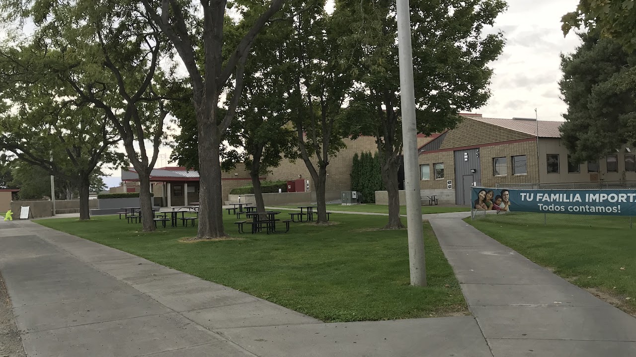 Picture of the grassy area in front of the tech building