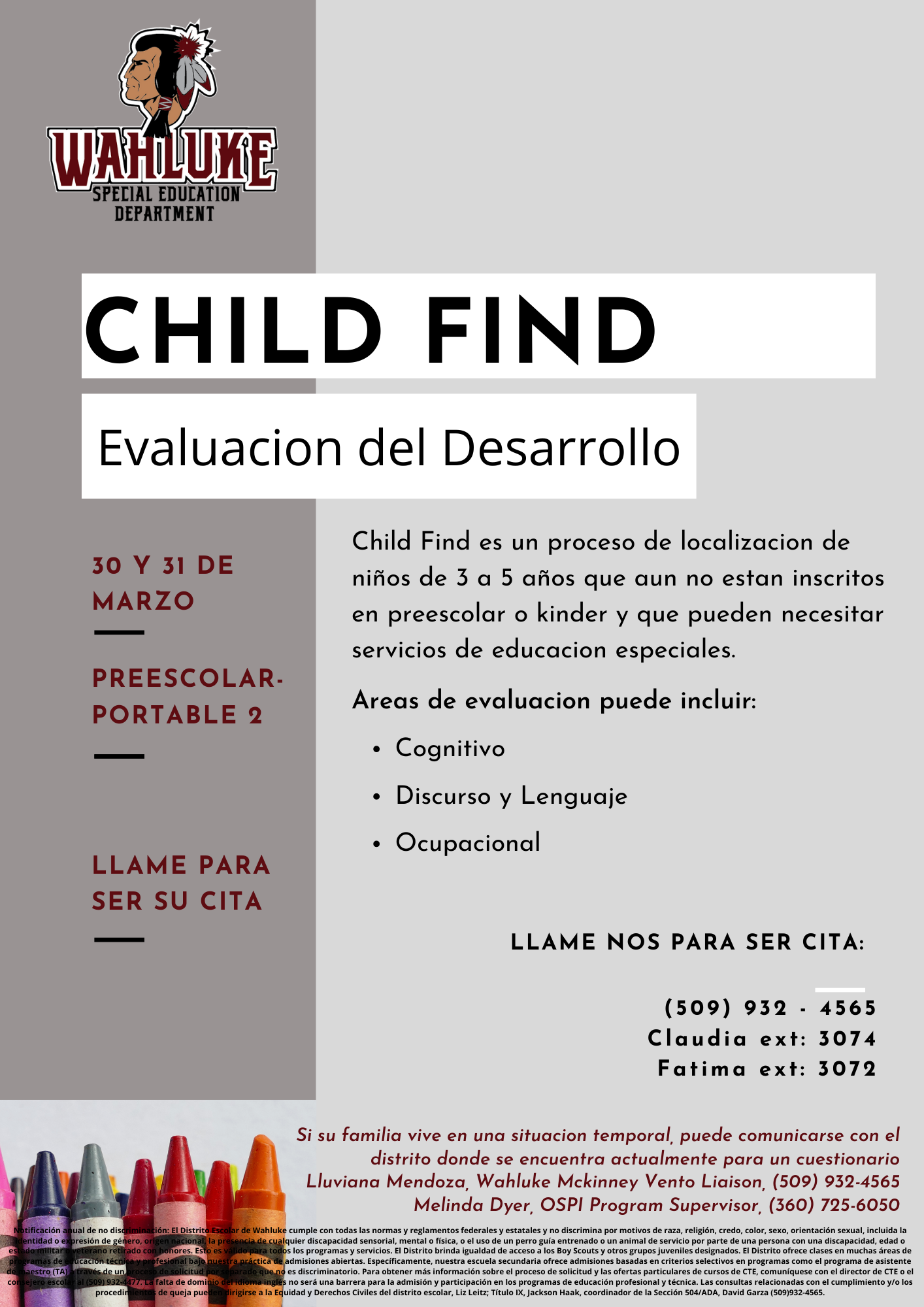 Child Find Poster- Spanish