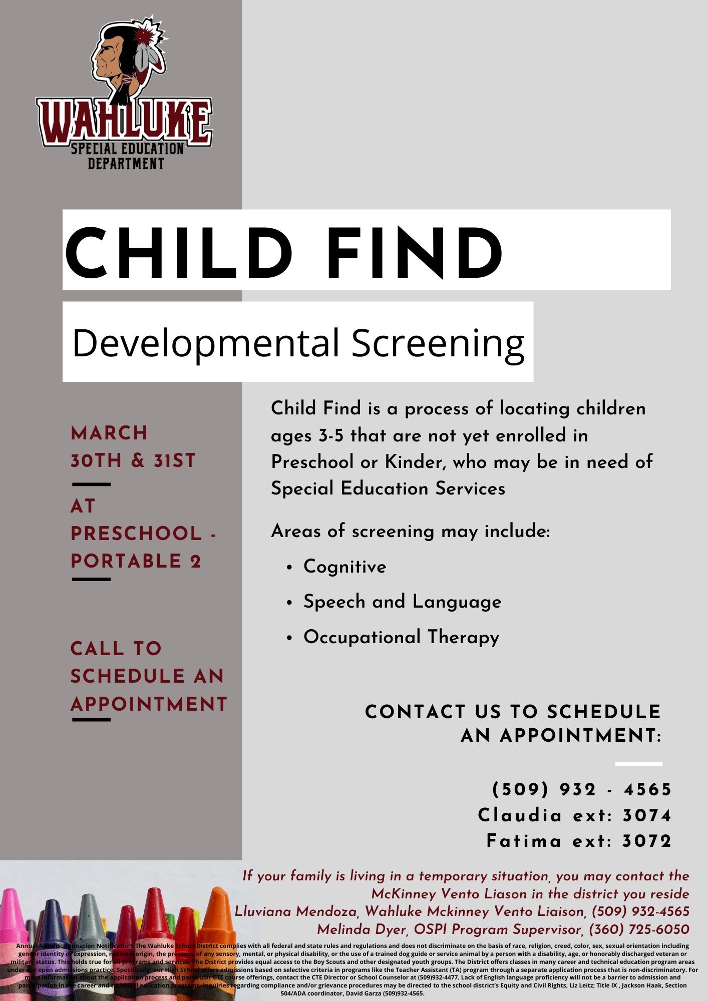 Child Find poster - English