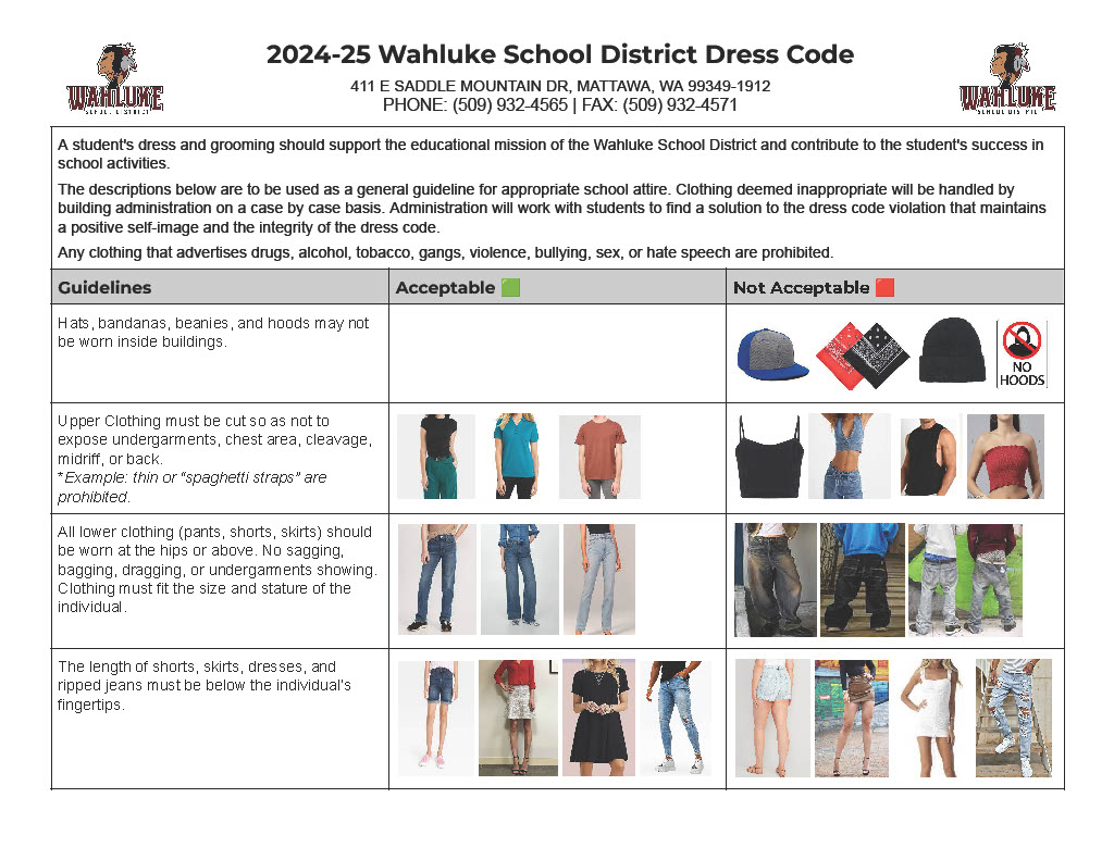 School Uniform Mattawa Elementary School