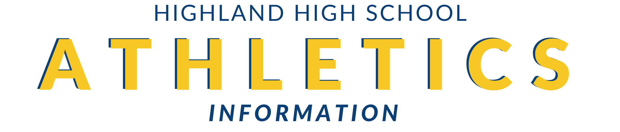 Highland High School Athletics Information