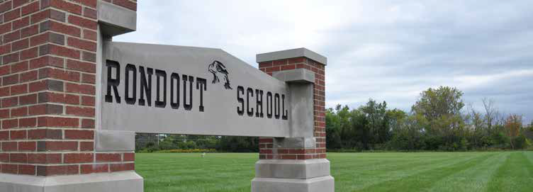 Rondout School Sign