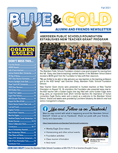Fall 2021 Blue & Gold Alumni and friends newsletter