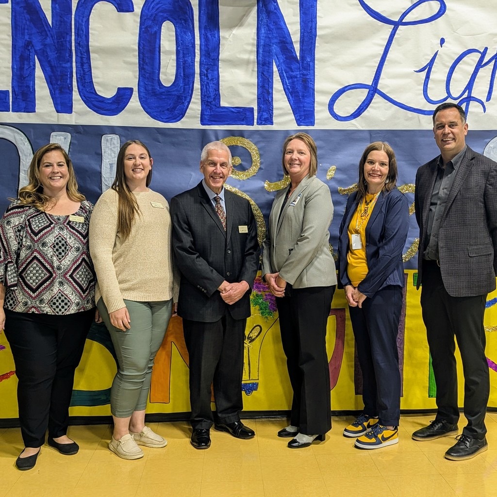 Officials at the Blue Ribbon School ceremony