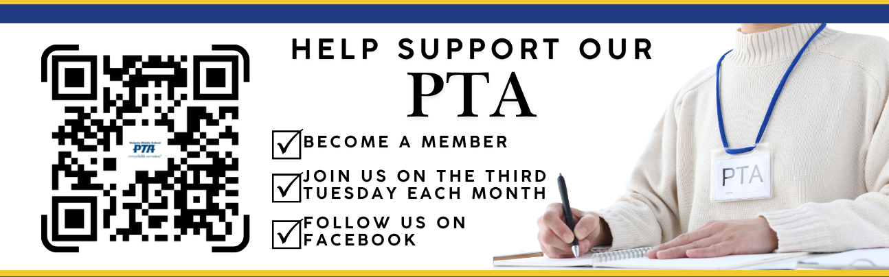 Help support our PTA!  follow us on Facebook, become a member, join us for meetings on the third Tuesday each month. 