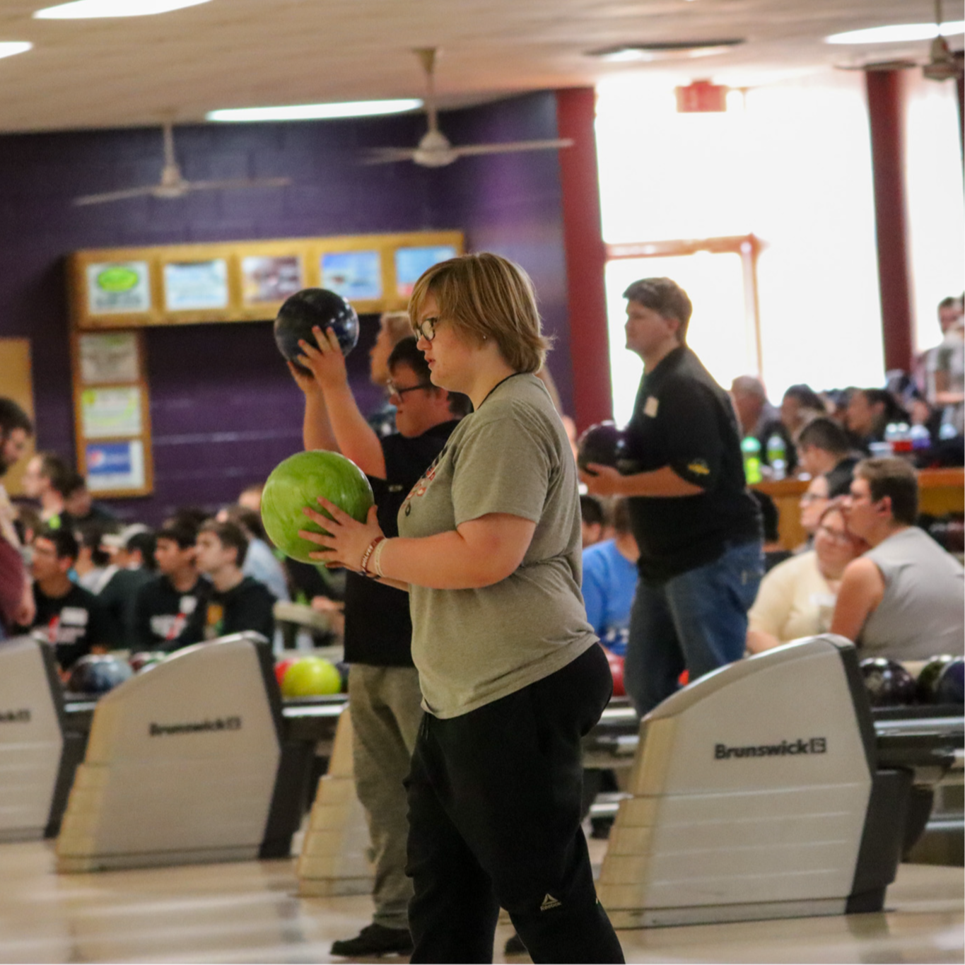 Special Olympics bowling