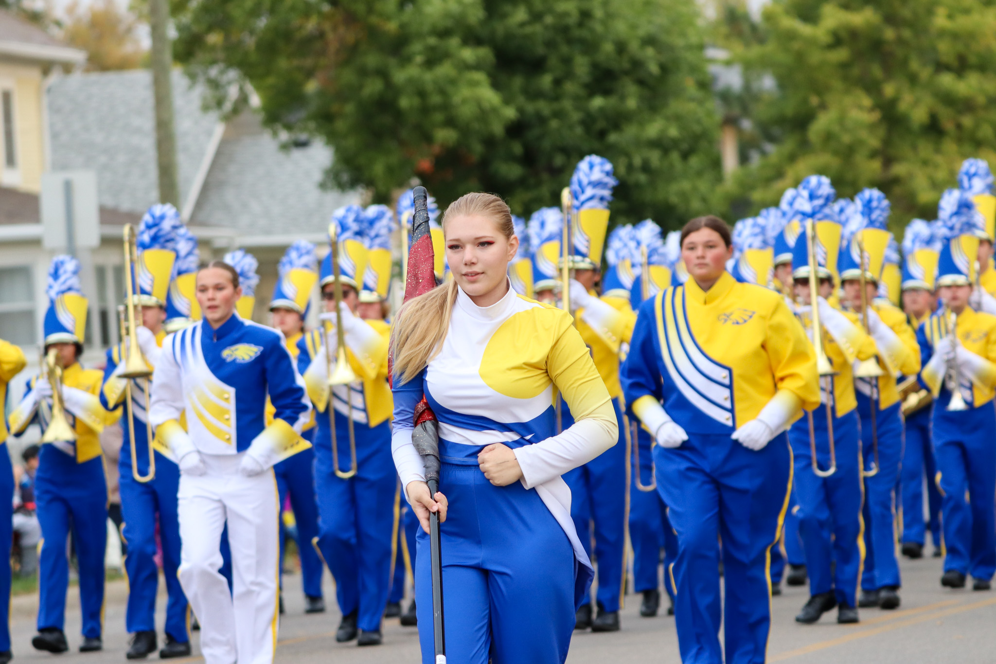 CHS marching band member