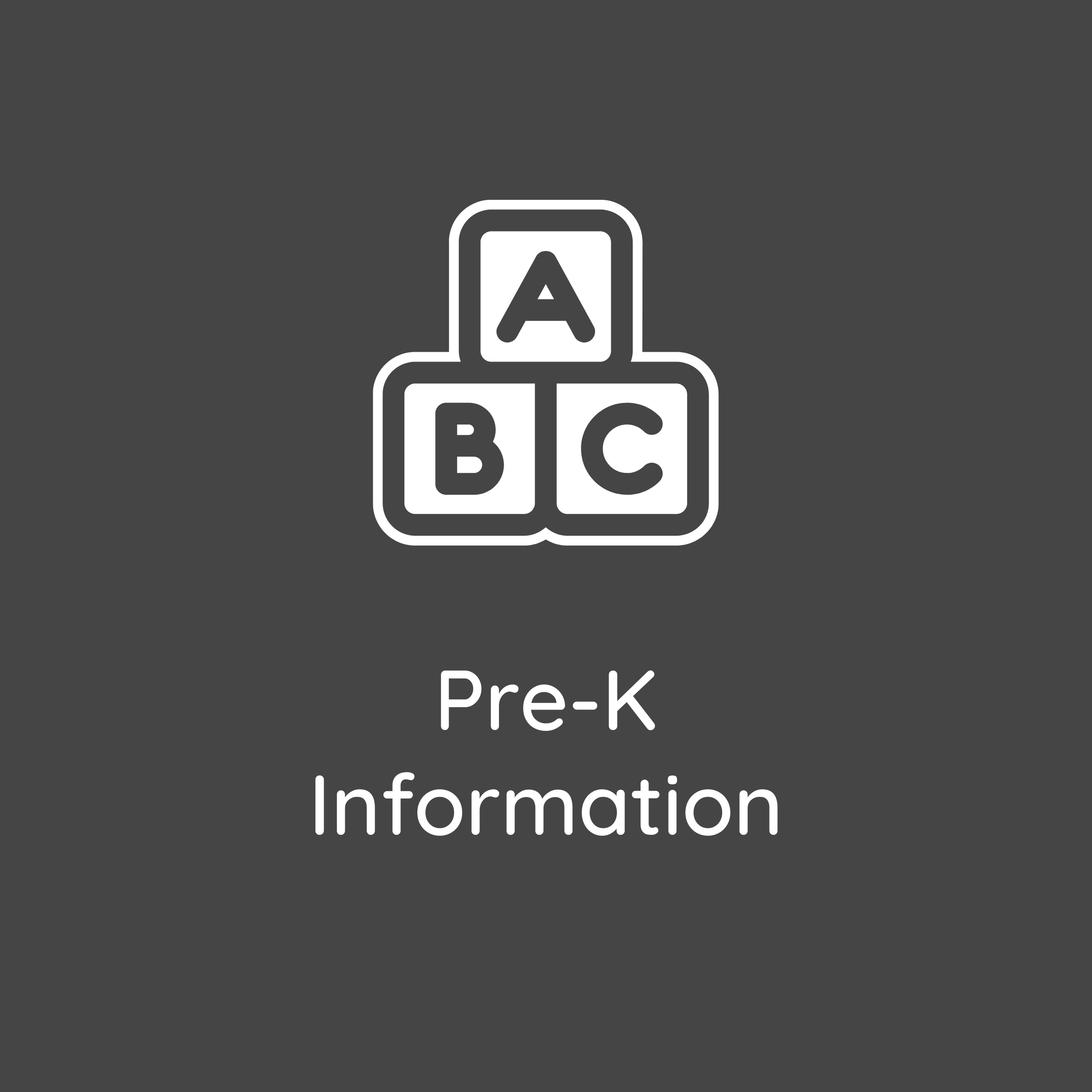 Pre-K Information