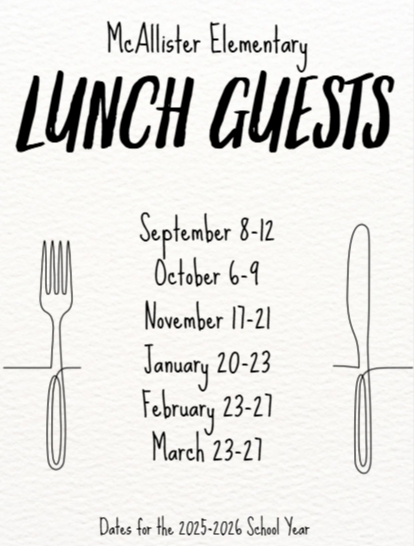 Lunch Guests 25-26