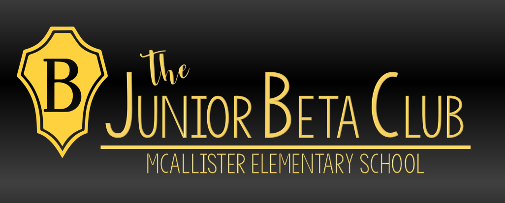 Junior BETA Club McAllister Elementary School