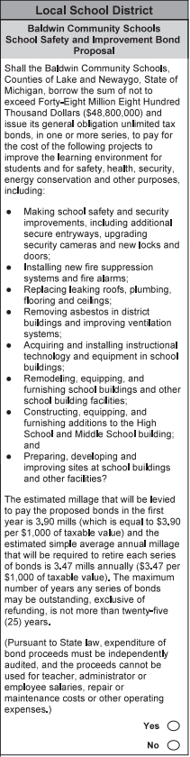 November 2024 Ballot Language
