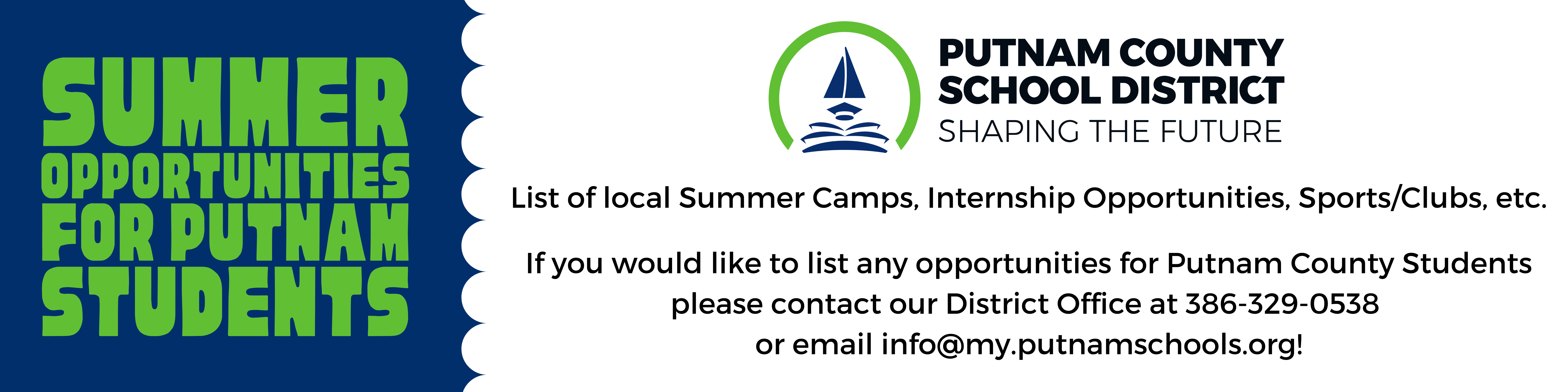 Summer Opportunities in Putnam