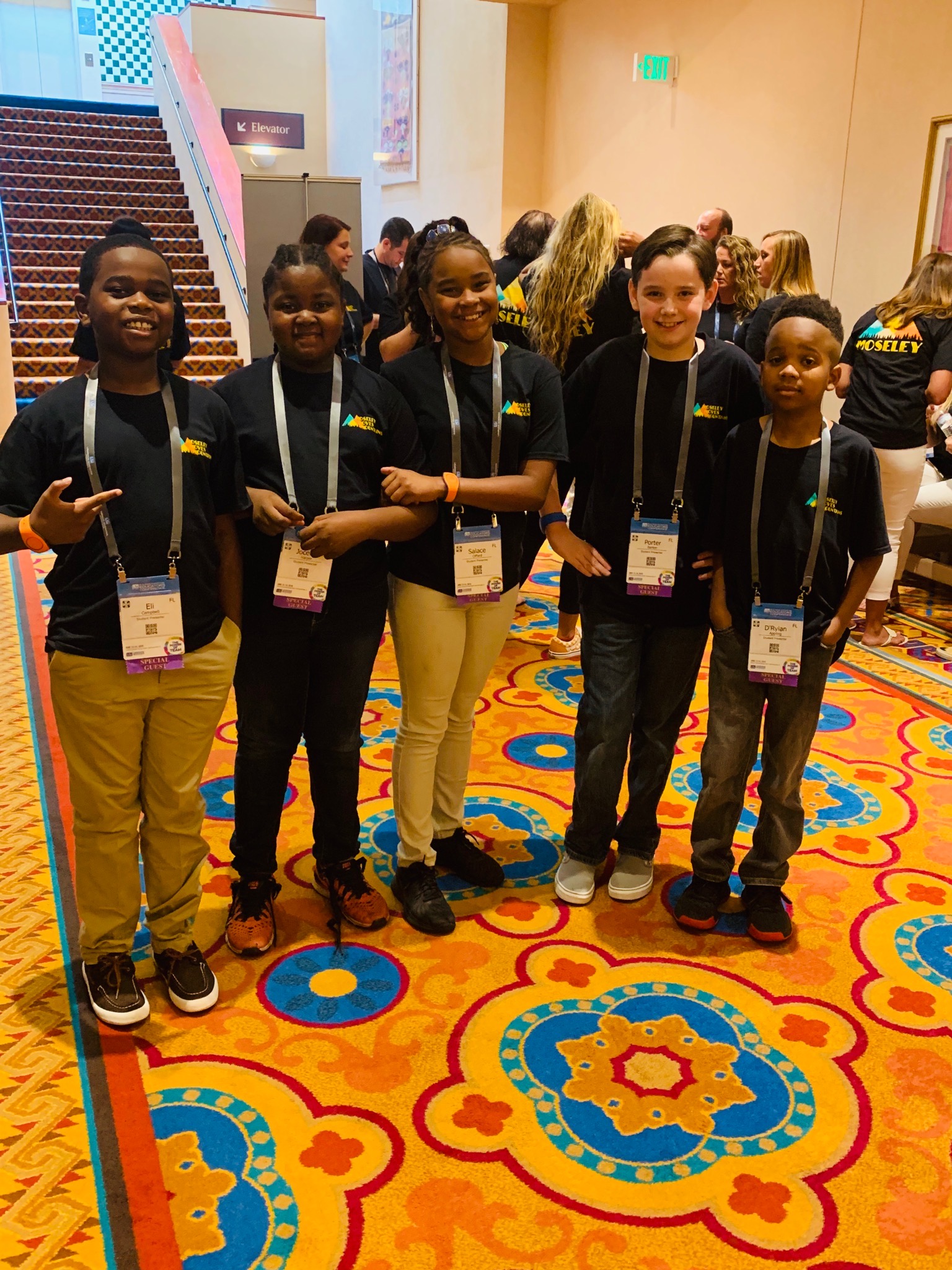 students standing in a group