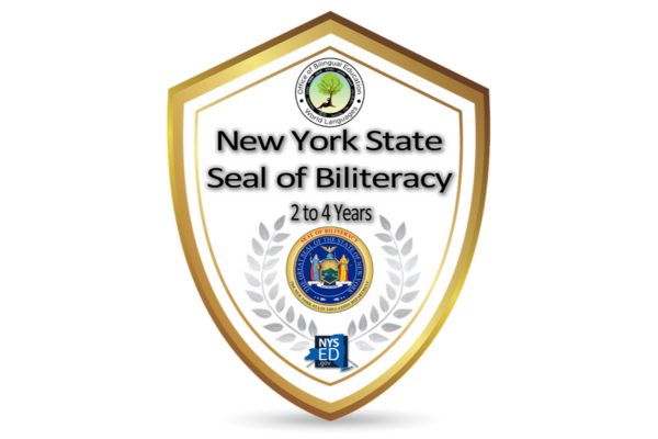 New York State Seal of Biliteracy 2 to 4 Years