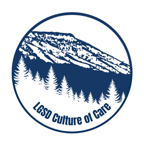 LGSD Mountain logo with LGSD Culture of Care