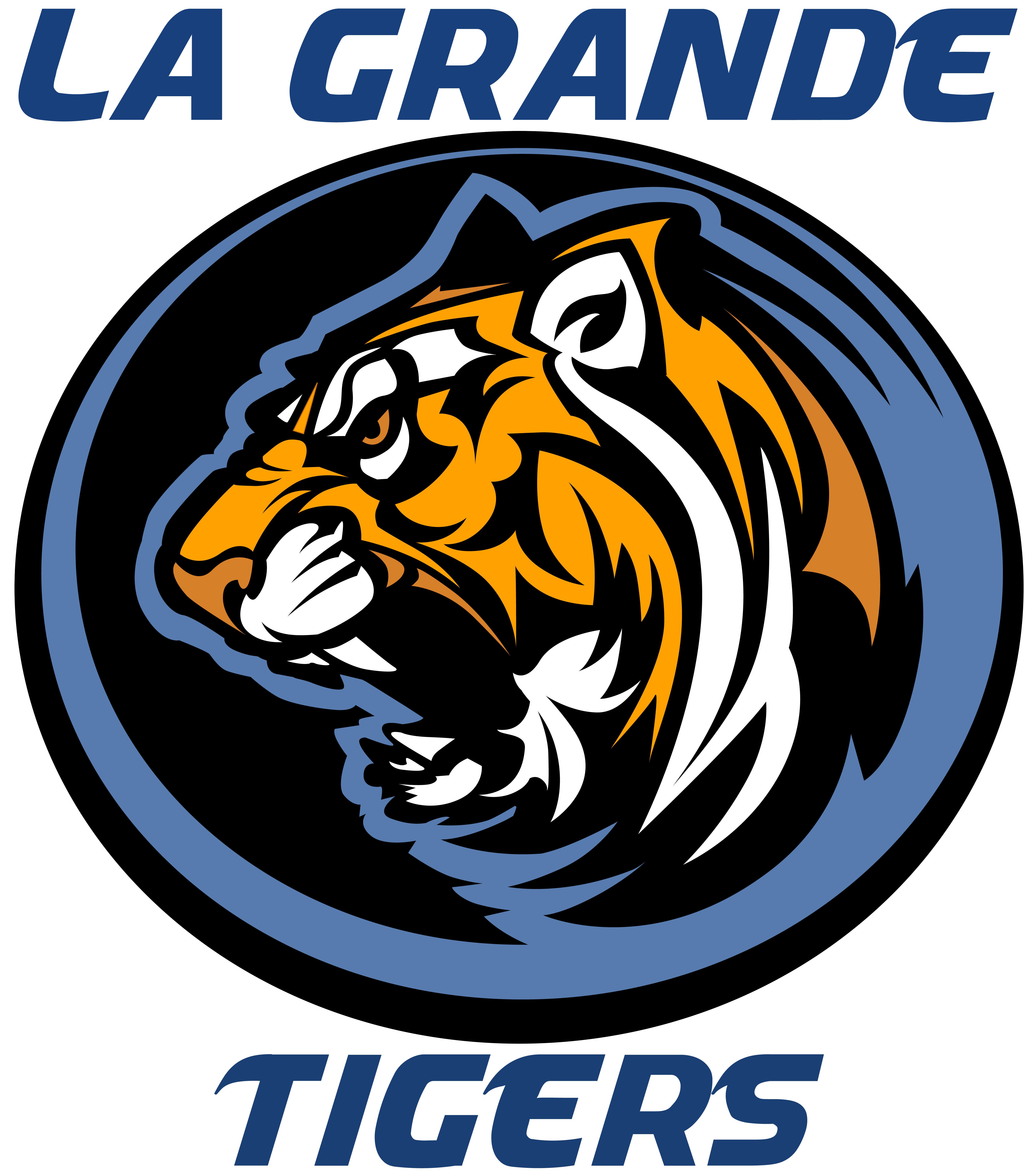 La Grand High School Logo - Tigers