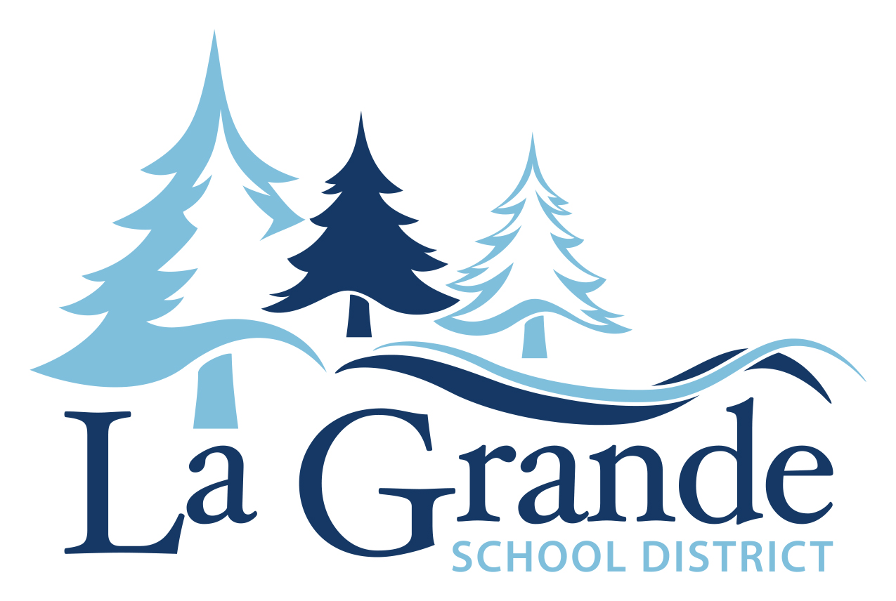 Blue trees with La Grande School District