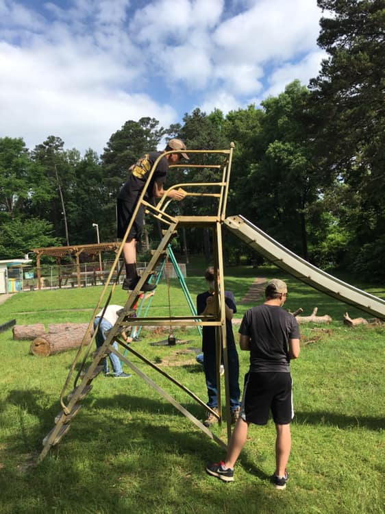 Eagle Scout Candidates repair Slide 2