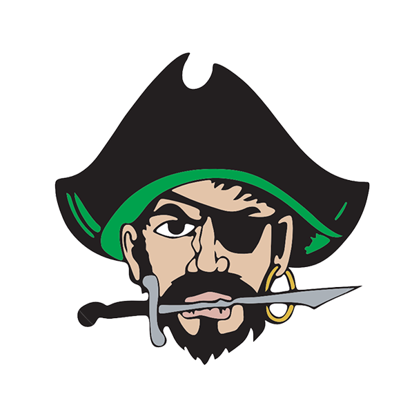 希少GREENLAND Pirates ヴィンテージ ラグマット　カレッジ大学 Greenland School District