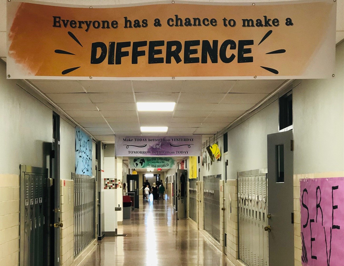Everyone can make a difference poster