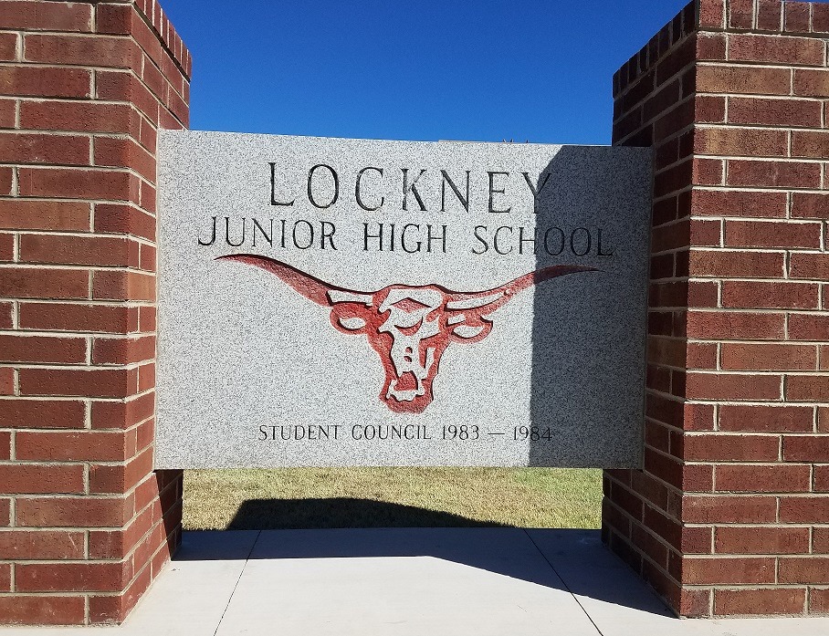 Lockney Jr. High Campus Sign