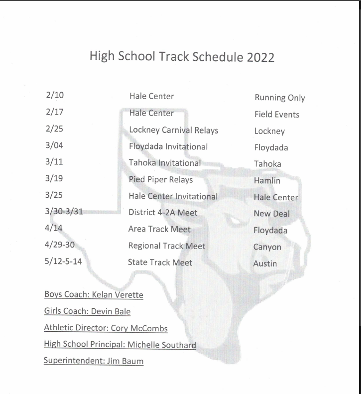 Longhorn Track Lockney ISD