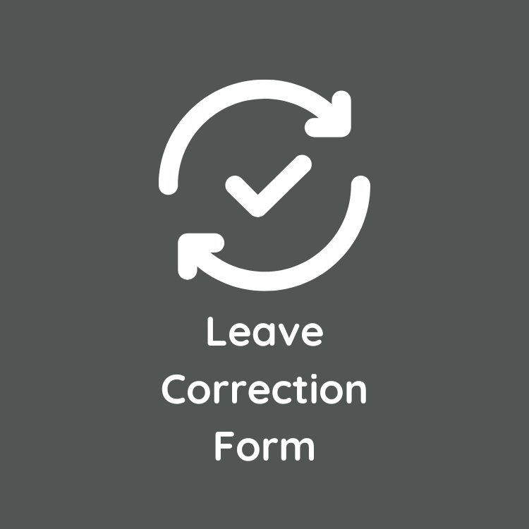 Leave Correction Form