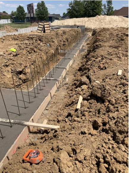  Concession building footings