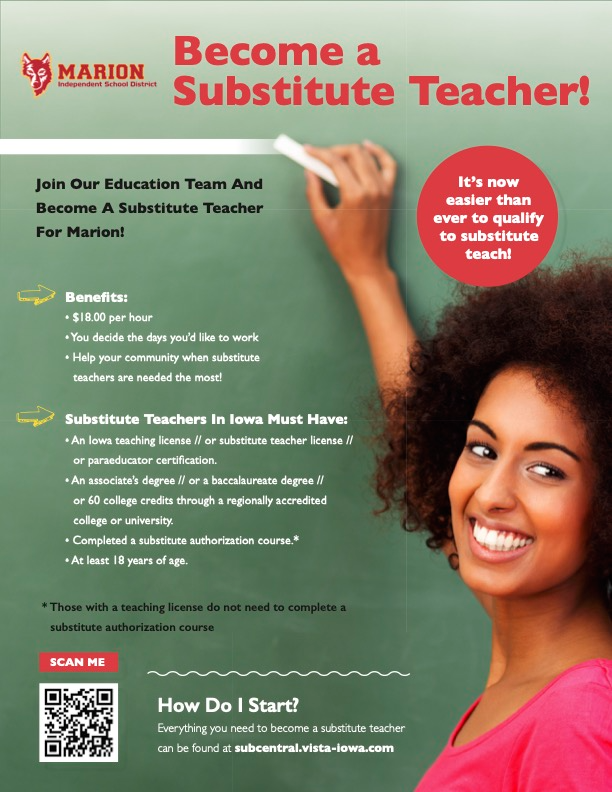 Substitute Flyer