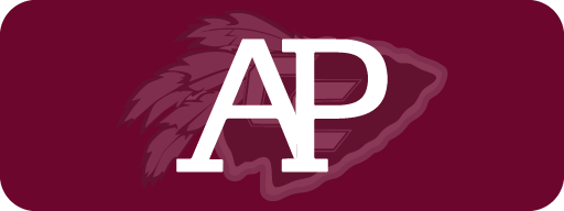 White Advance Placement logo on a maroon background