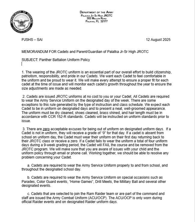 Policy letter picture