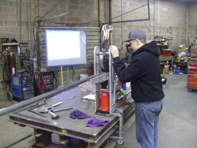 curtis bending the long side front tube