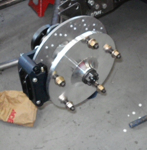 rear hub installed