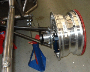 beadlock wheel installed on CNC hub