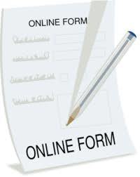 clipart of an online form