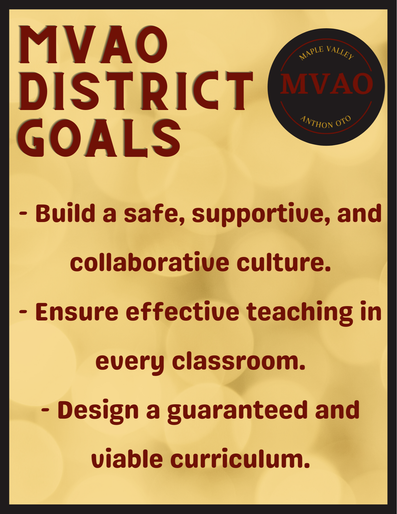 District Goals