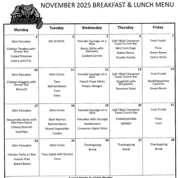 November Menu
