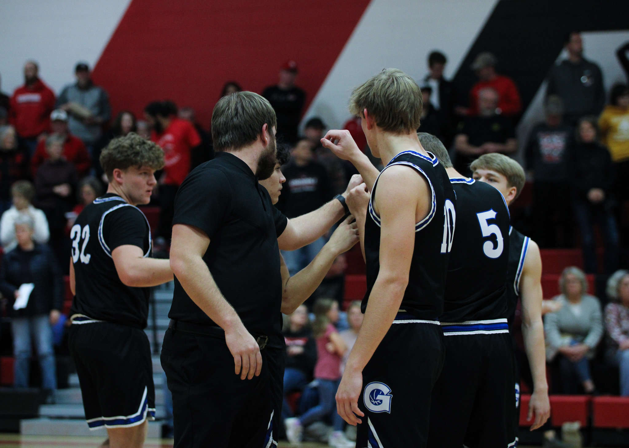 Team huddle