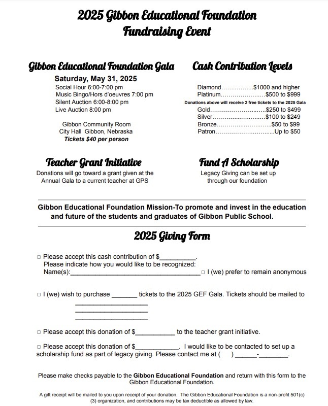 GEF Donation Form