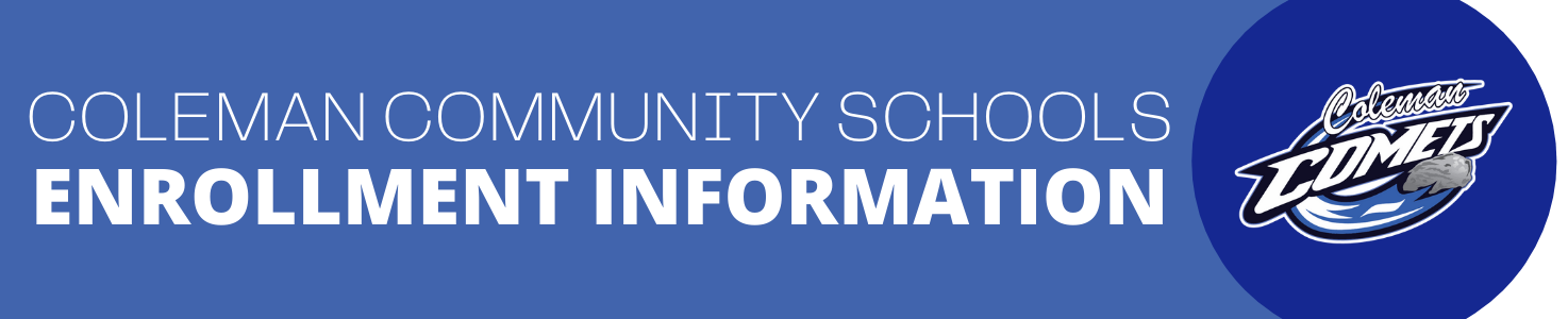 Coleman Community Schools, Enrollment Information