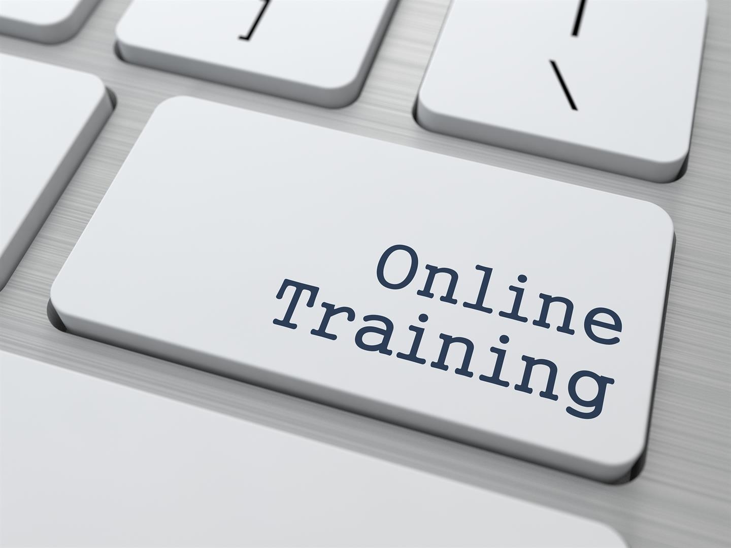 Online Training stock image