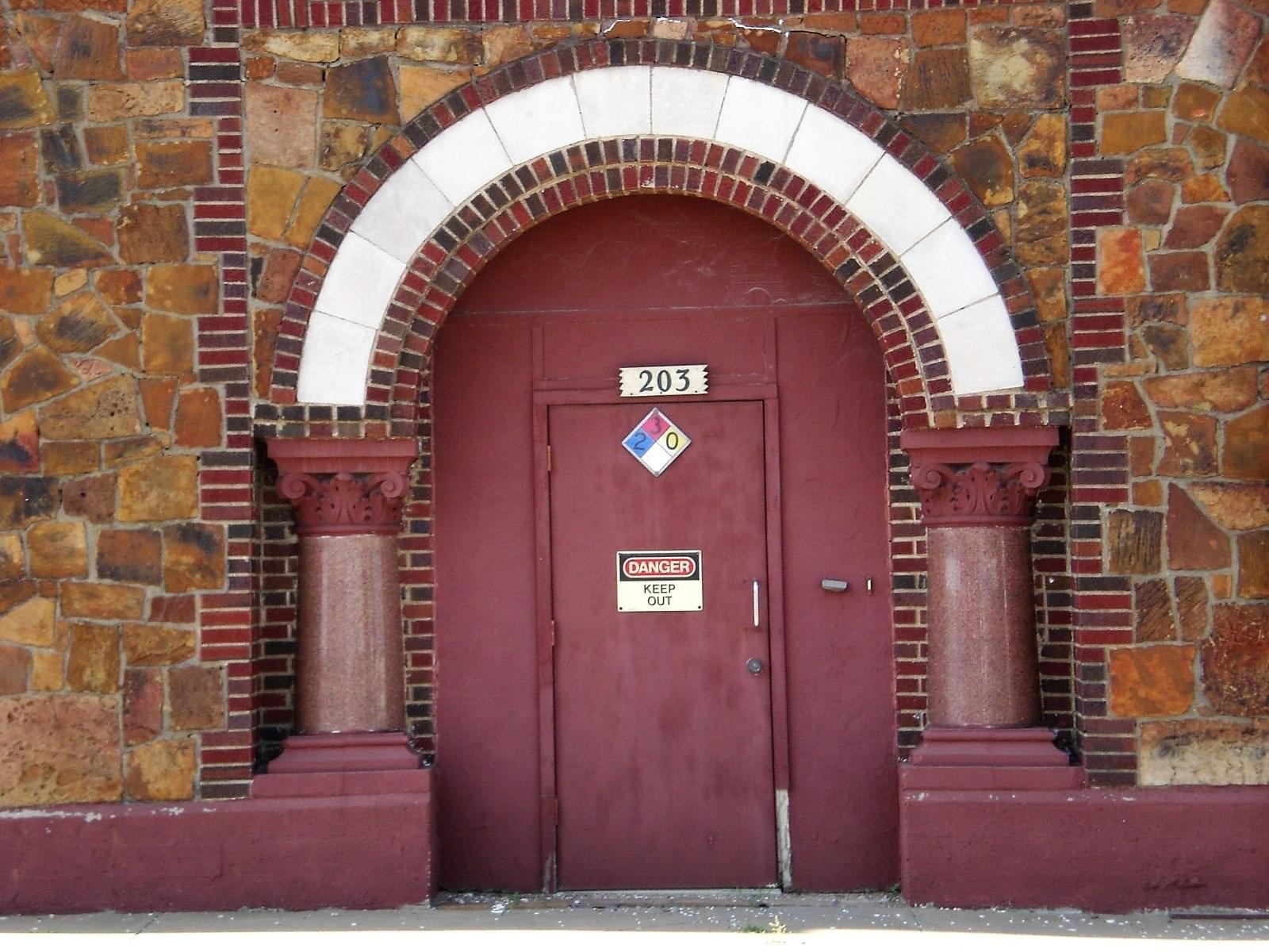 Doorway at 203 Hensley Blvd