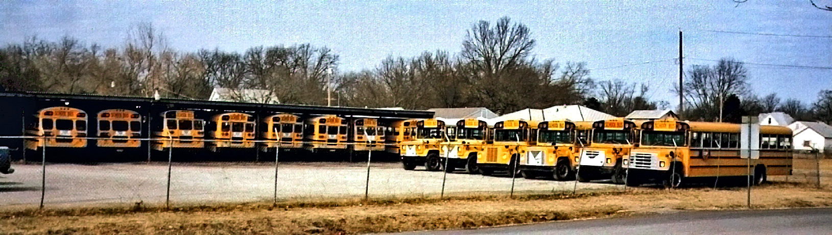Bus lot in 1997