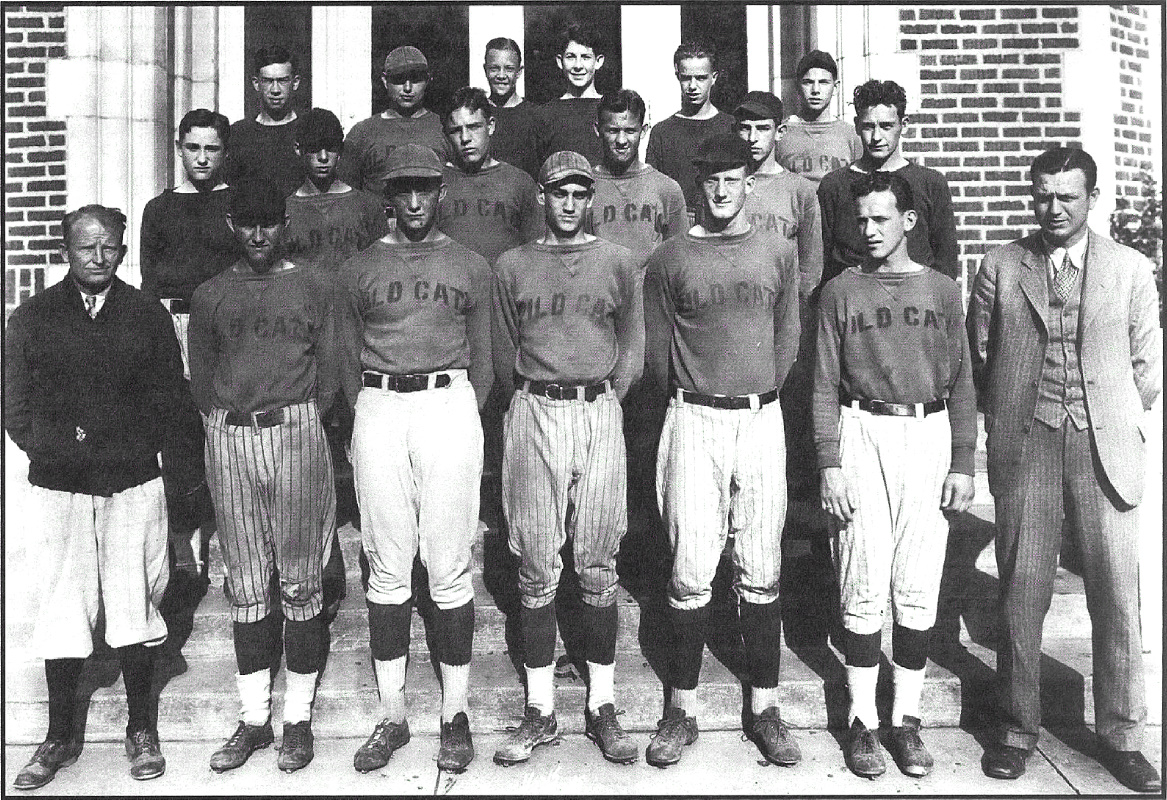 Custer and a team of Wildcats at Central