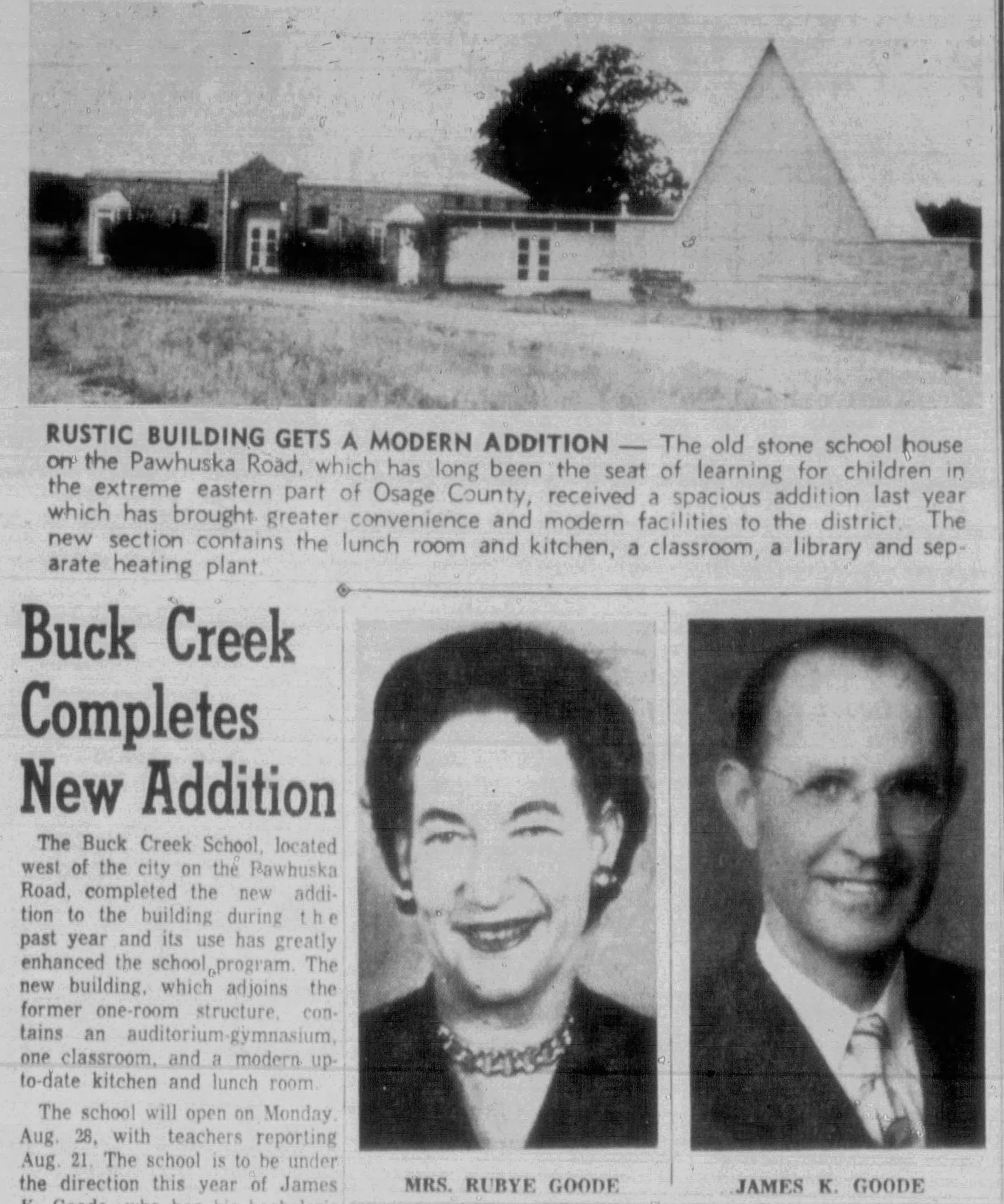 1960 Buck Creek Addition