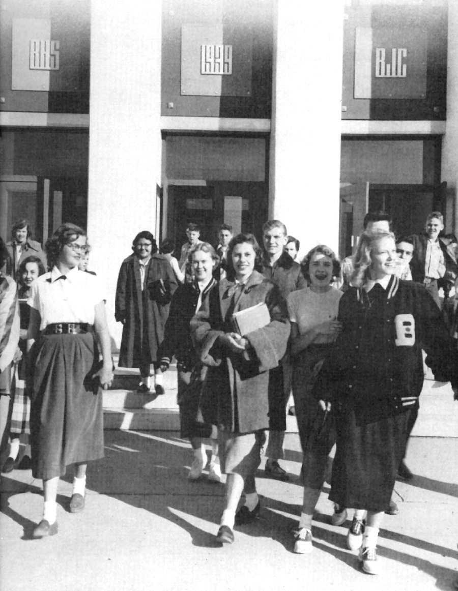 1953 College High School Girl Students