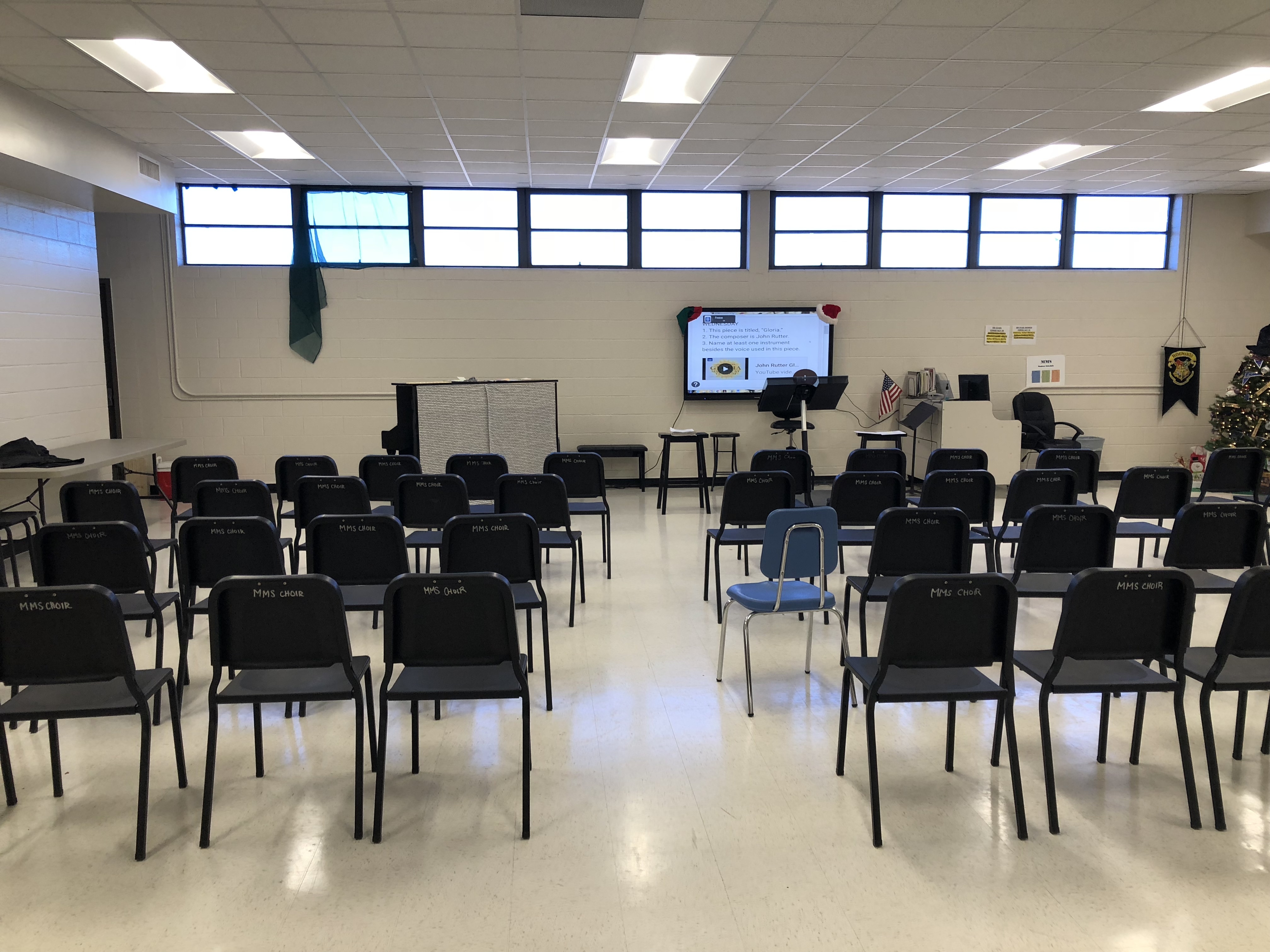 Choir room in 2017